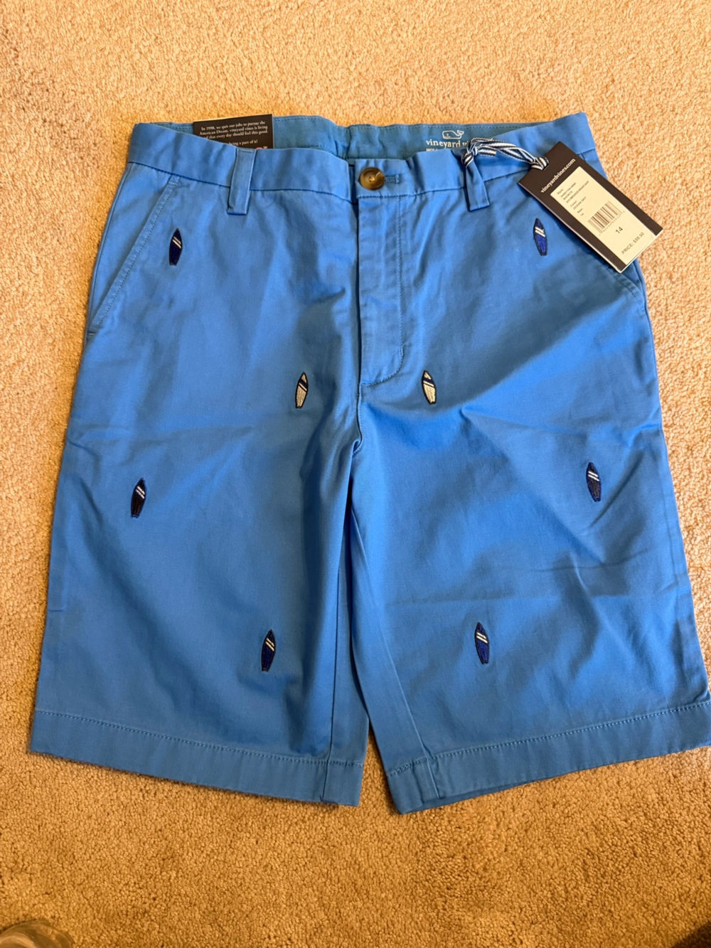 Vineyard Vines boys shorts. Sz 14